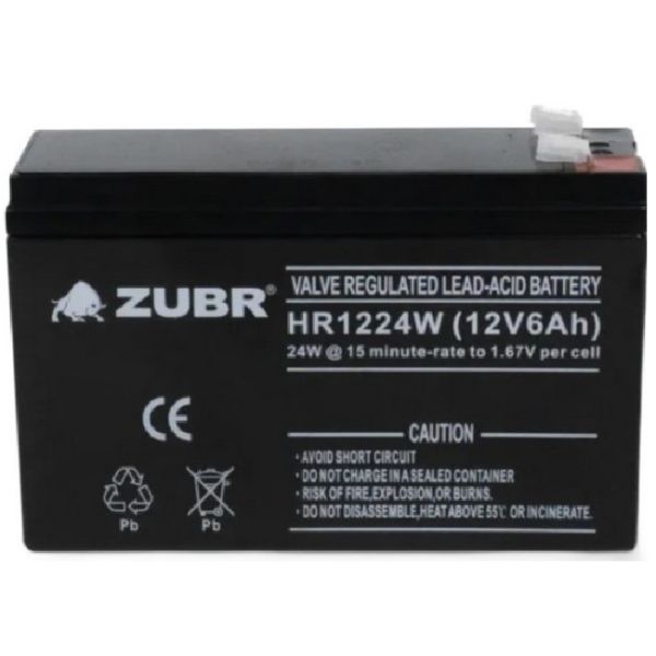 Аккумулятор для ИБП ZUBR HR1224W 12 В 6 Ач