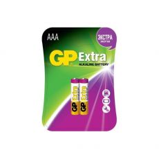 Батарейка GP Extra Alkaline 24AX LR03 AAA, 2 шт.