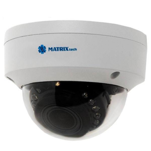 IP камера видеонаблюдения MATRIXtech MT-DW1080IP20VSG белый 2,7-13,5мм