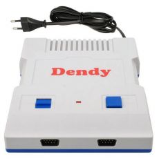 Игровая приставка DENDY Junior 300 игр серый/синий