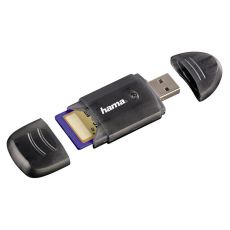 Картридер HAMA USB2.0 H-114731 черный