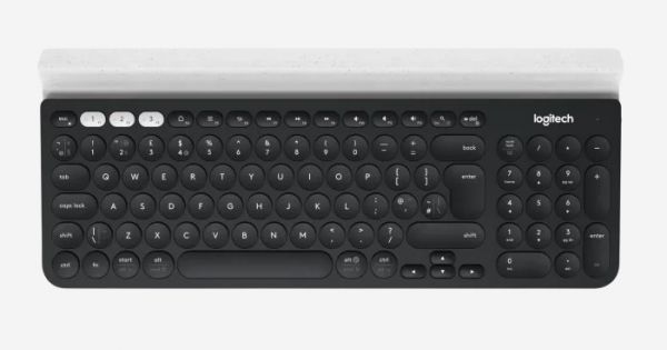 Клавиатура беспроводная Logitech Multi-Device K780 черный/белый