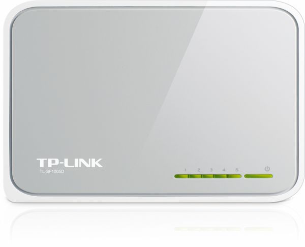 Коммутатор TP-LINK TL-SF1005D 5x10/100 Мбит/сек, неуправляемый