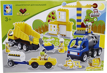 Конструктор 1TOY 53556 Строители