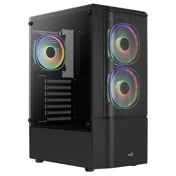 Корпус AeroCool Quantum Mesh-G-BK-v2 Midi-Tower черный [accm-pv31033.11]