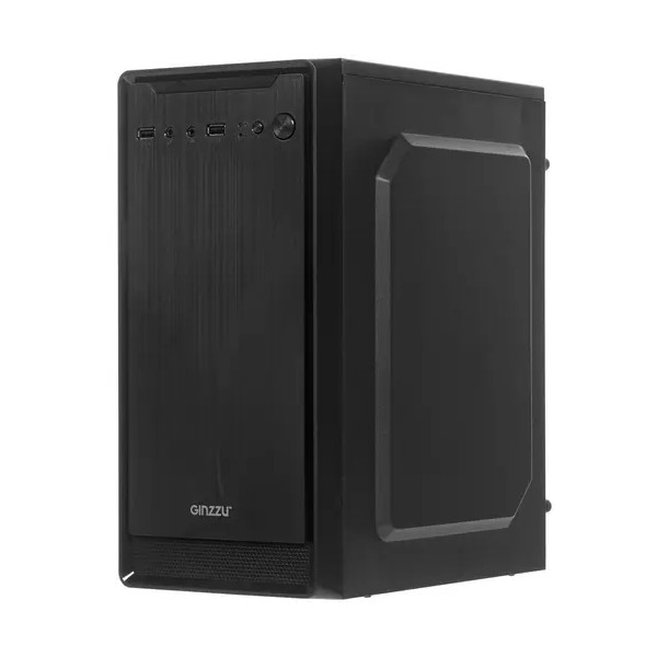 Корпус Ginzzu B180 Mini-Tower черный 450W-12см