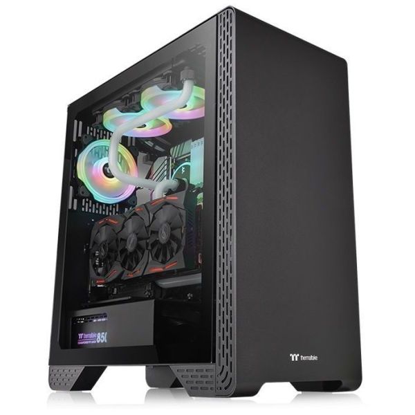 Корпус Thermaltake S300 TG Midi-Tower черный [ca-1p5-00m1wn-00]