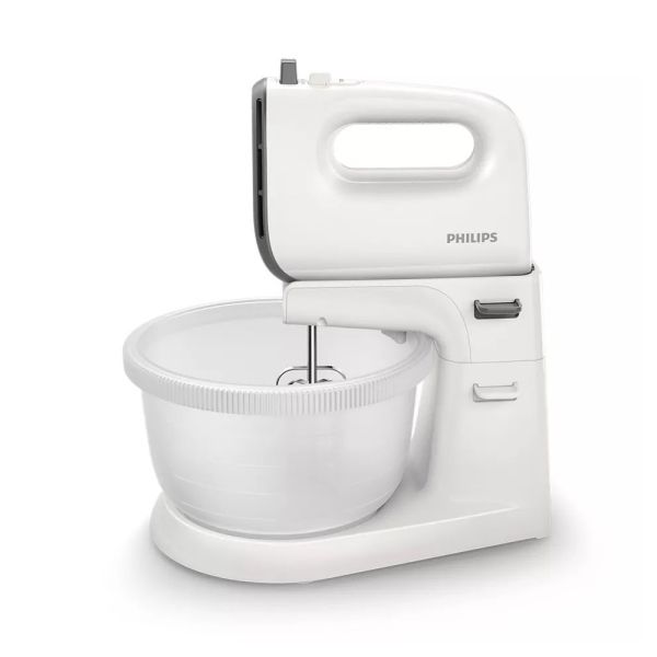 Миксер Philips HR3745/00 стационарный белый/серый