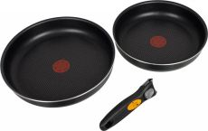 Набор сковородок Tefal Ingenio 041 31 820 (3 предмета) круглая алюминий листовой черный