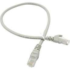 Патч-корд Buro UTP 4 пары cat6 CCA molded RJ-45 30 м, серый
