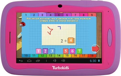 Планшетный компьютер Turbo Kids New (7/8Gb/WiFi/3G/Android 4.1/Violet)