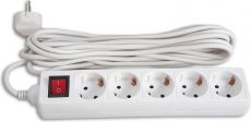 Сетевой фильтр Buro 5 розеток 5 м BU-PS5.5/W