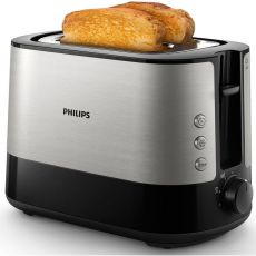 Тостер Philips HD2635/90 серебристый/черный