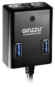 USB-Хаб Ginzzu GR-384UAB