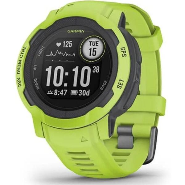 Умные часы Garmin Instinct 2 Electric 2023 черный/зеленый/ярко-зеленый [010-02626-01]