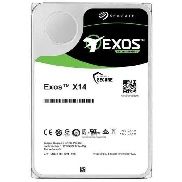 Жесткий диск Seagate Exos X14 HDD 3.5 